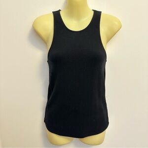 Vince Black Sleeveless Racerback Blouse size S